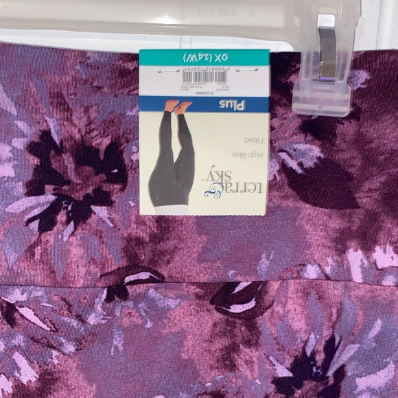 Sets Of 3 Terra & Sky High Rise Fitted Plus Size 0x14w,2x20w,3x24. - Picture 3 of 8